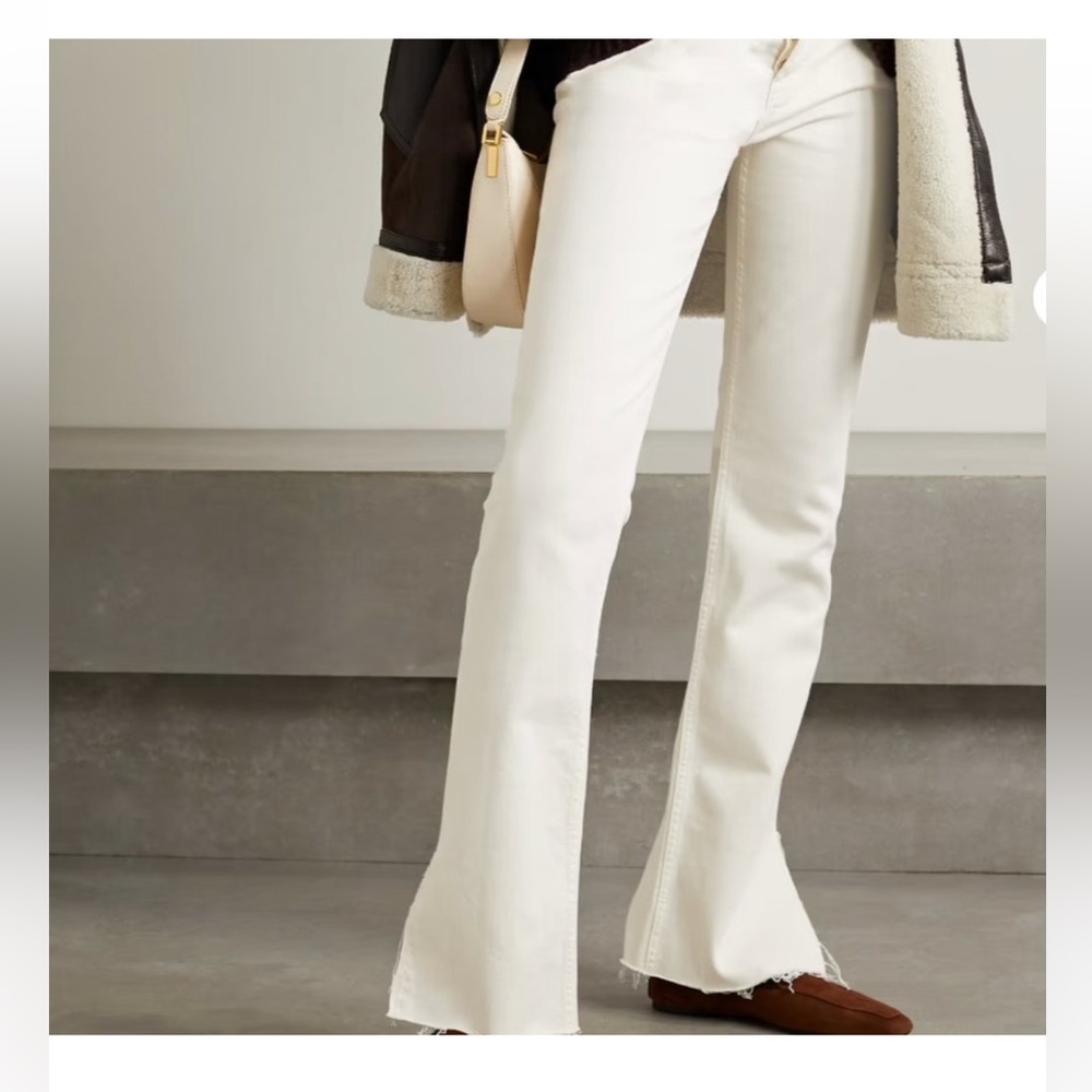 ANINE BING
Roxanne High-Rise Slit Boot-Cut Jeans
28 (4-6)
White